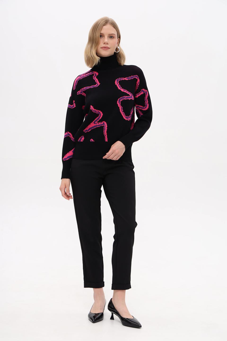 Пуловер Pezzo с абстрактным рисунком