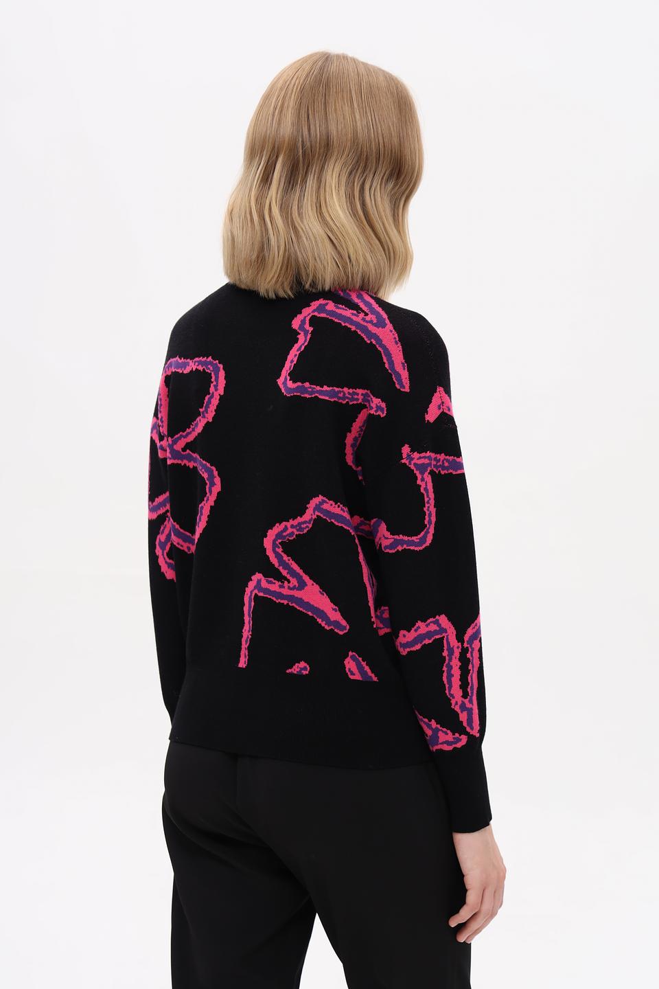 Пуловер Pezzo с абстрактным рисунком