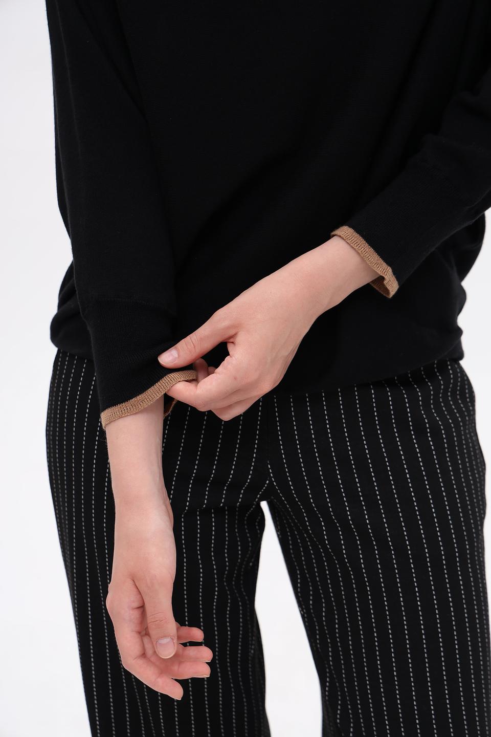 Пуловер Pezzo с отделкой