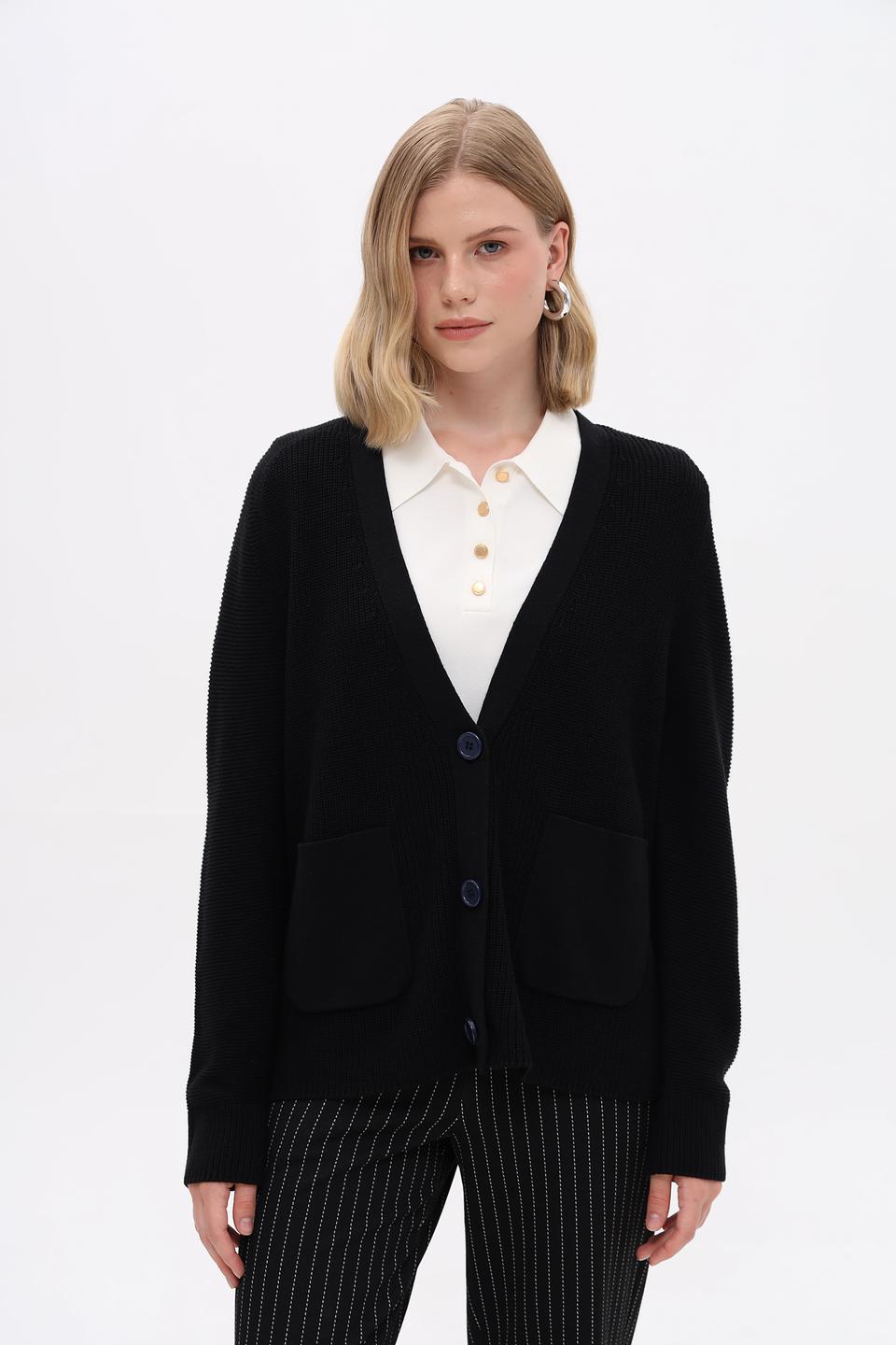 Кардиган Pezzo черный