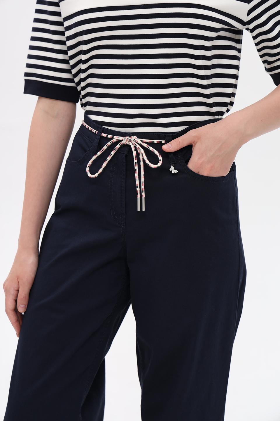 Брюки Ppep. широкие тёмно-синие