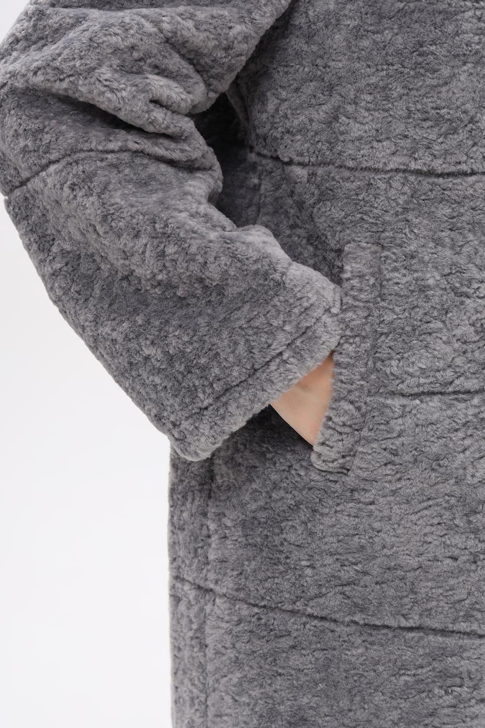 Шуба Electra style серая