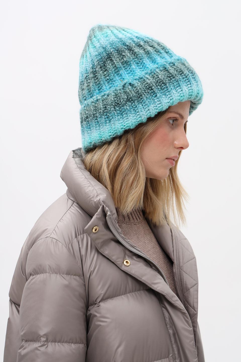 Шапка вязаная Marhatter бирюзовая