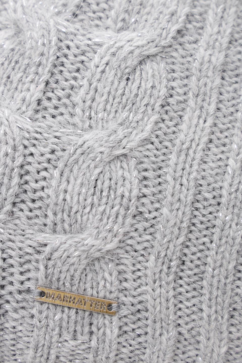 Шапка Marhatter вязаная серая