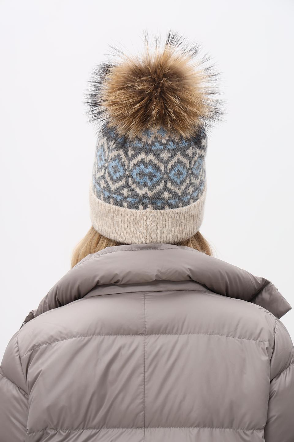 Шапка Marhatter с помпоном