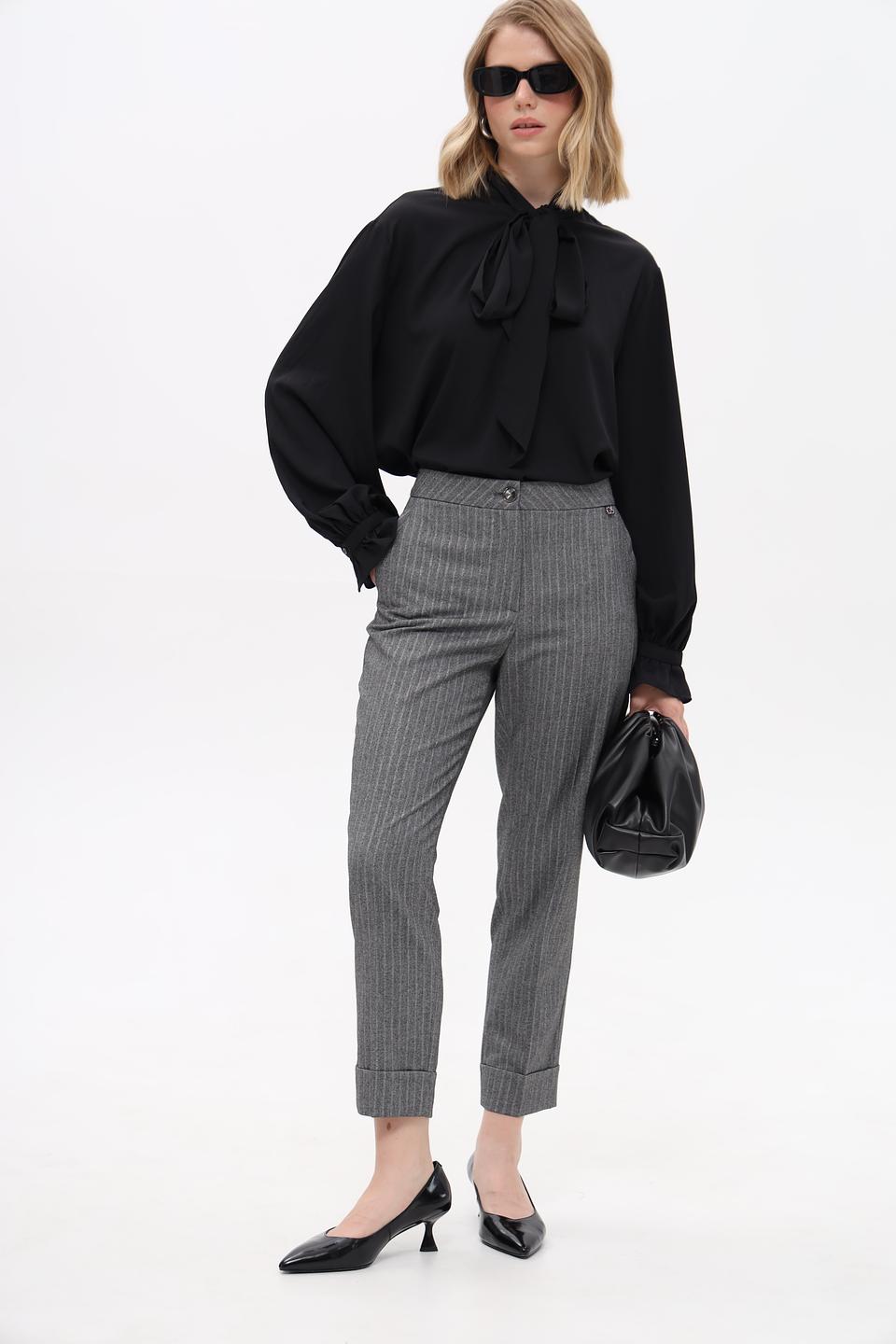 Брюки в полоску Marc Cain