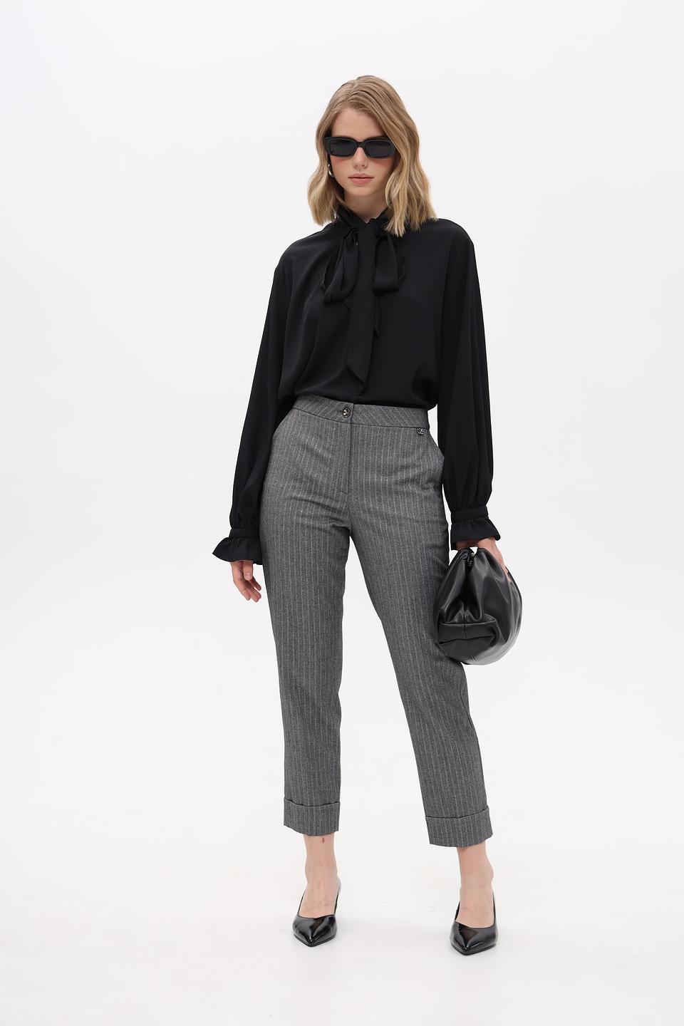 Брюки в полоску Marc Cain