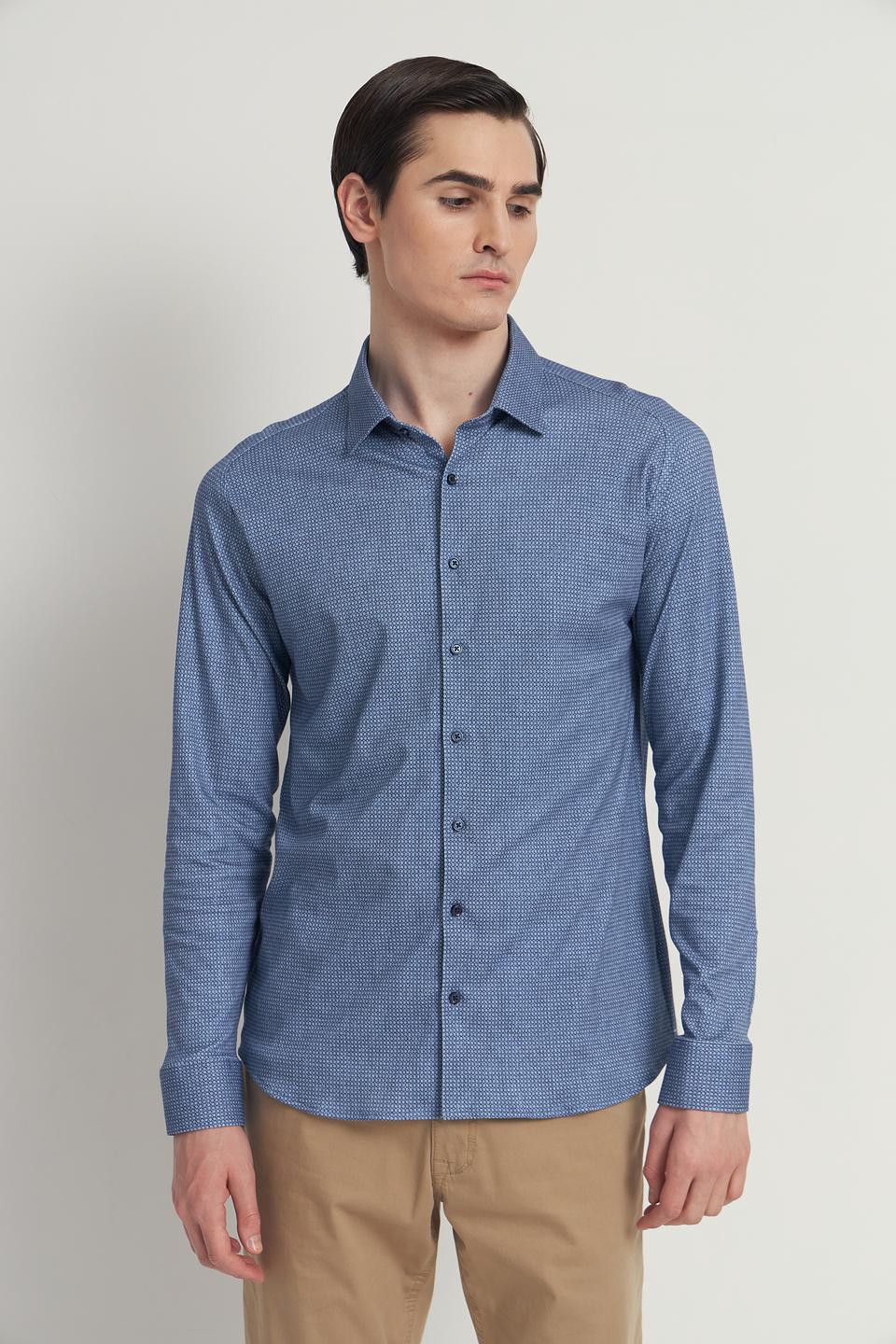 Рубашка Desoto мужская в клетку синяя