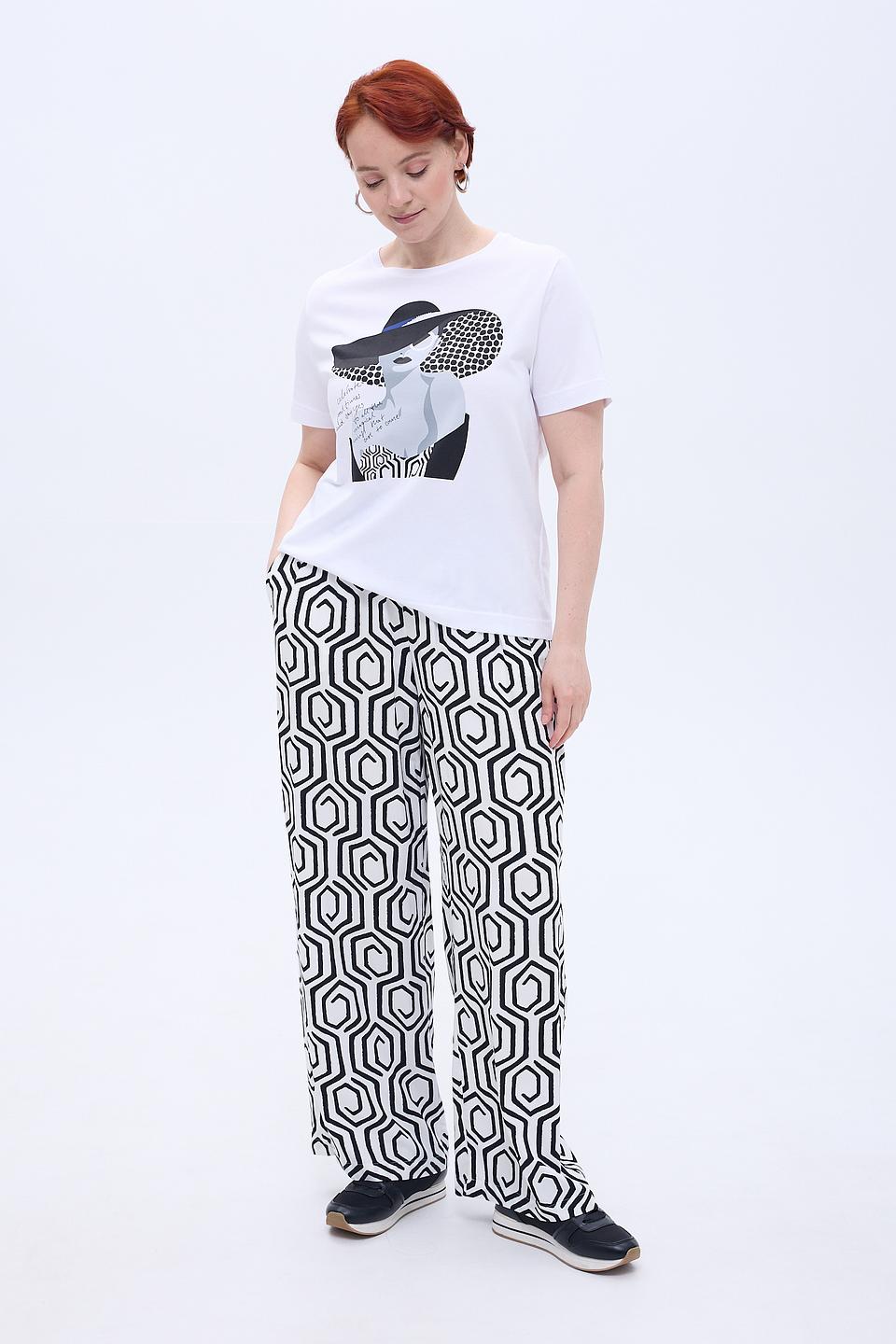 Брюки Gerry Weber с геометрическим принтом