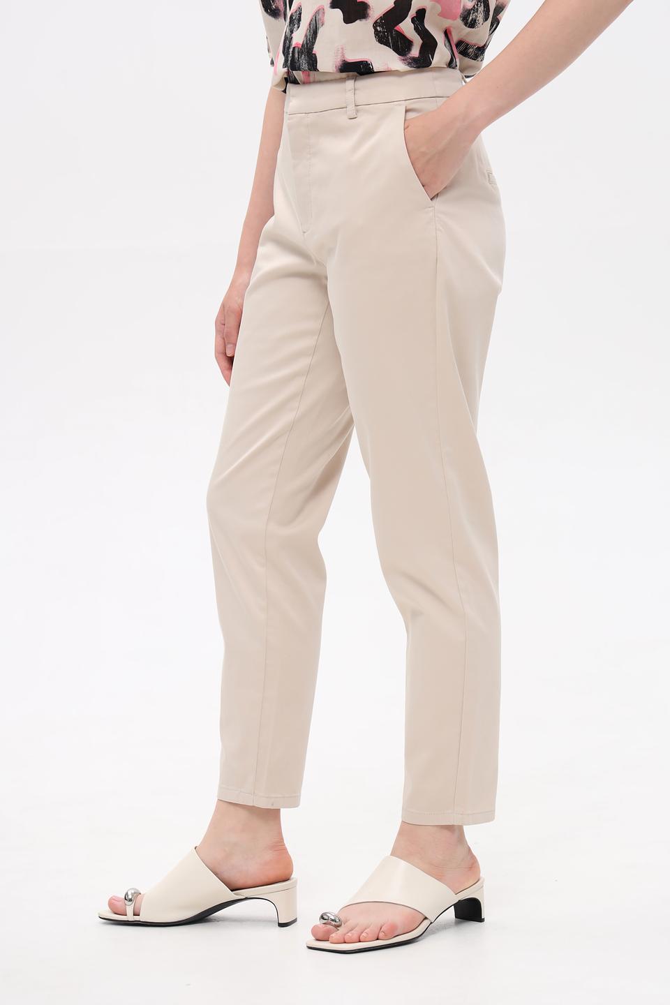 Брюки Taifun бежевые прямые