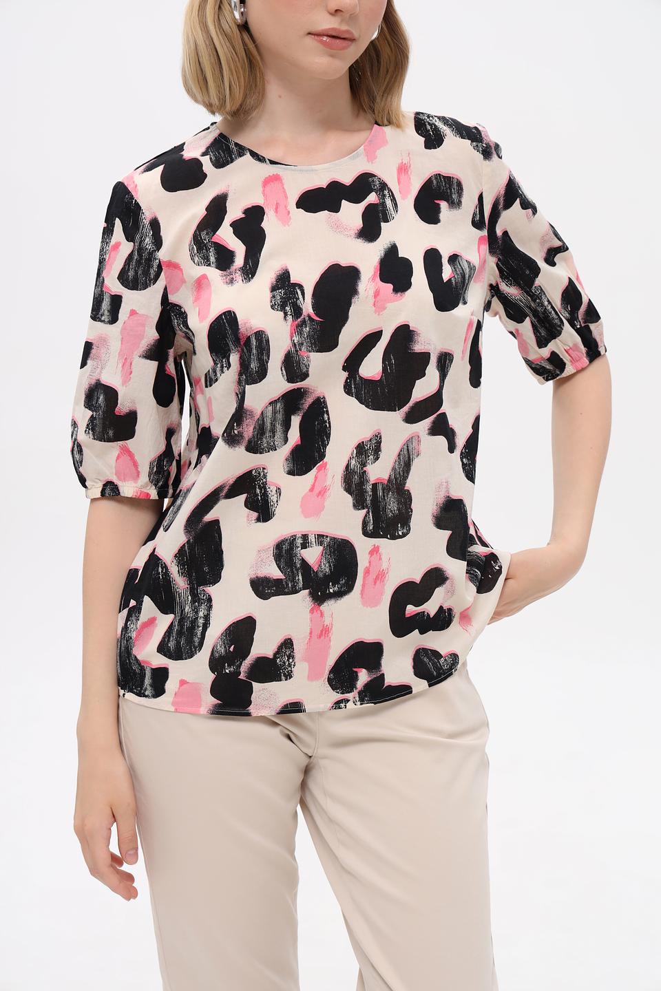 Блуза Taifun с абстрактным принтом