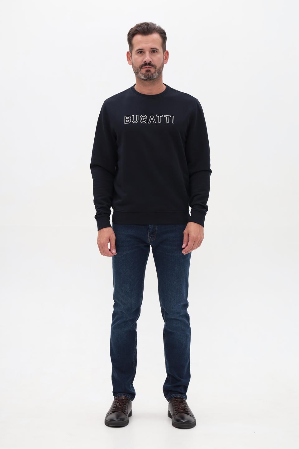 Джемпер Bugatti с логотипом чёрный