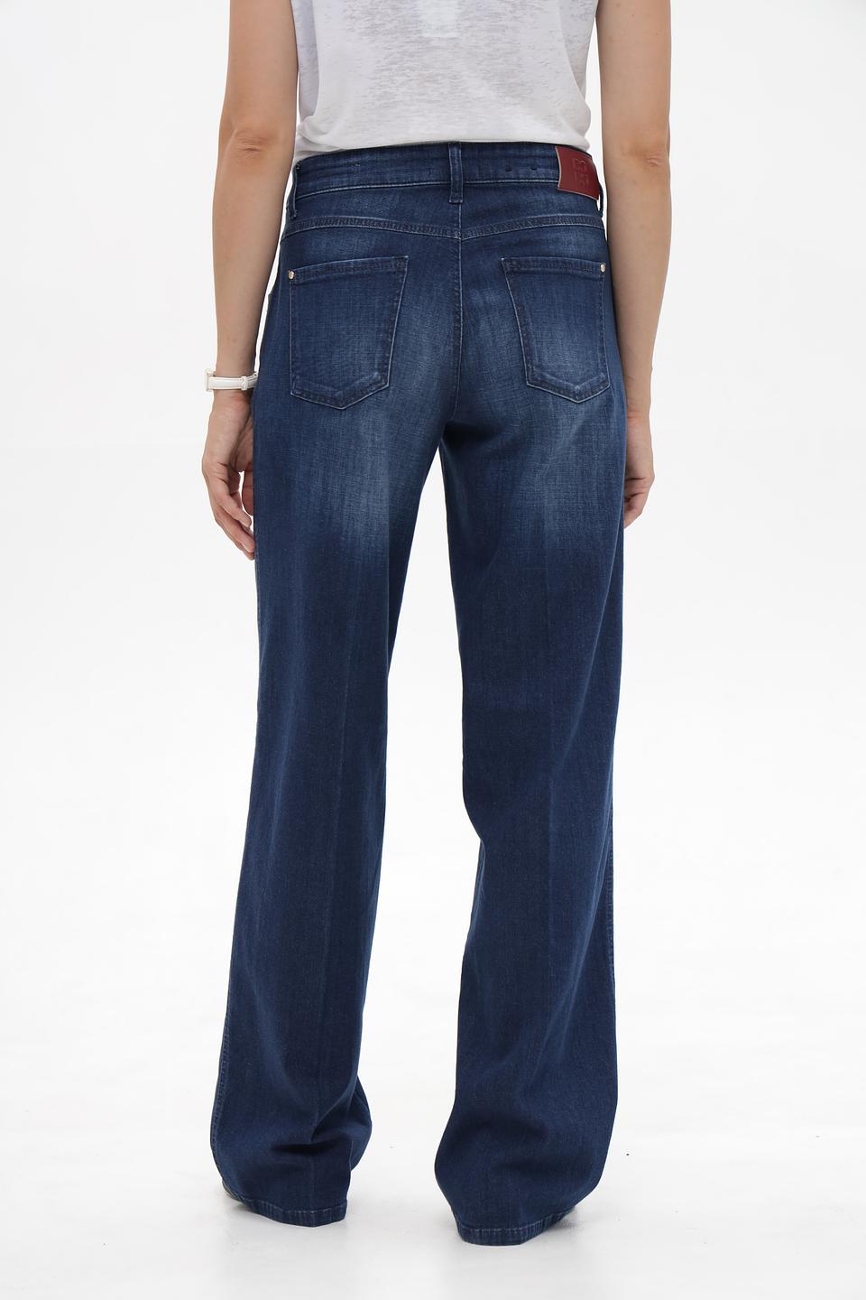Джинсы клеш Cambio синие