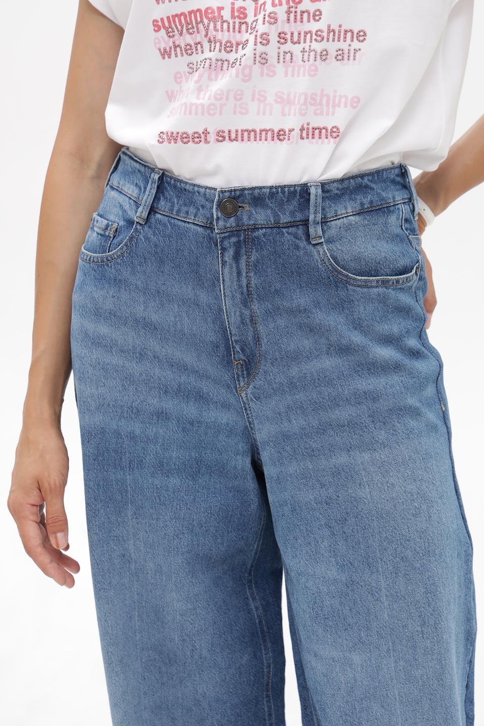 Джинсы Gardeur клеш голубые