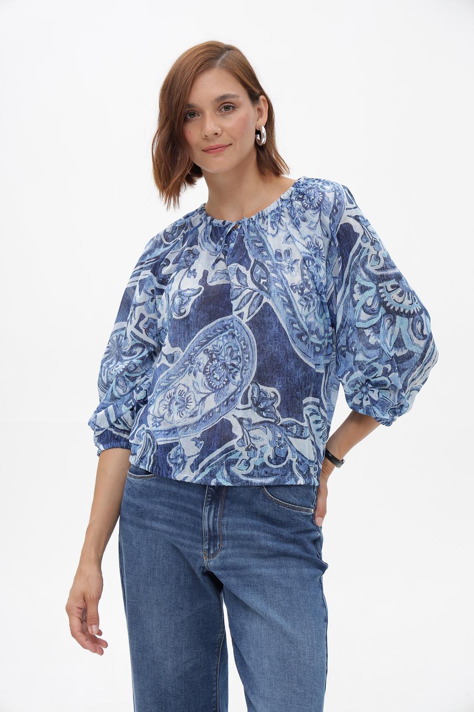 Блуза Monari с принтом пейсли