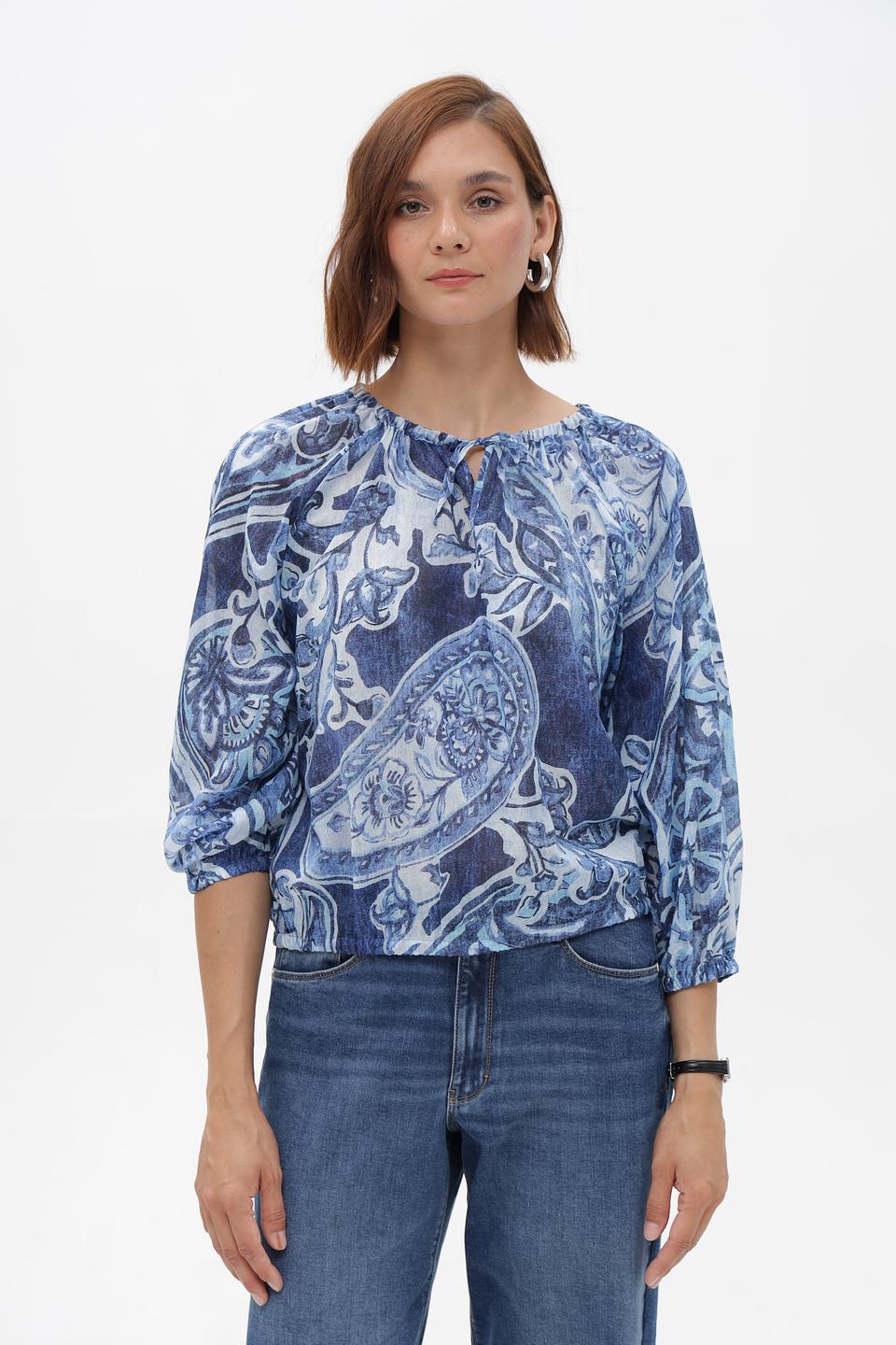 Блуза Monari с принтом пейсли
