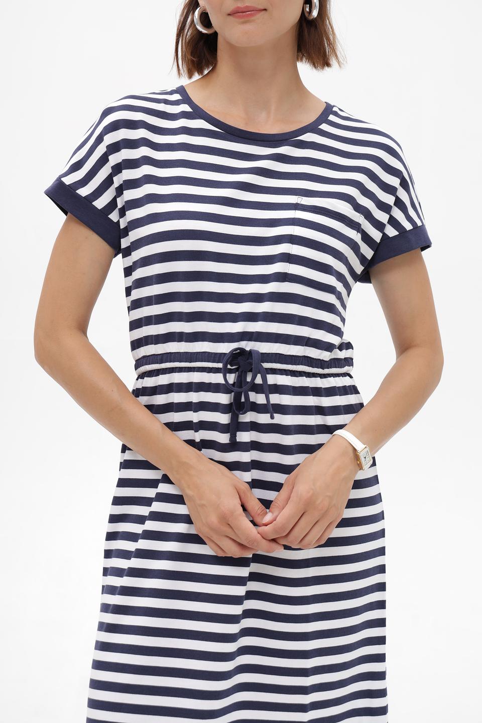 Платье Monari в полоску с поясом