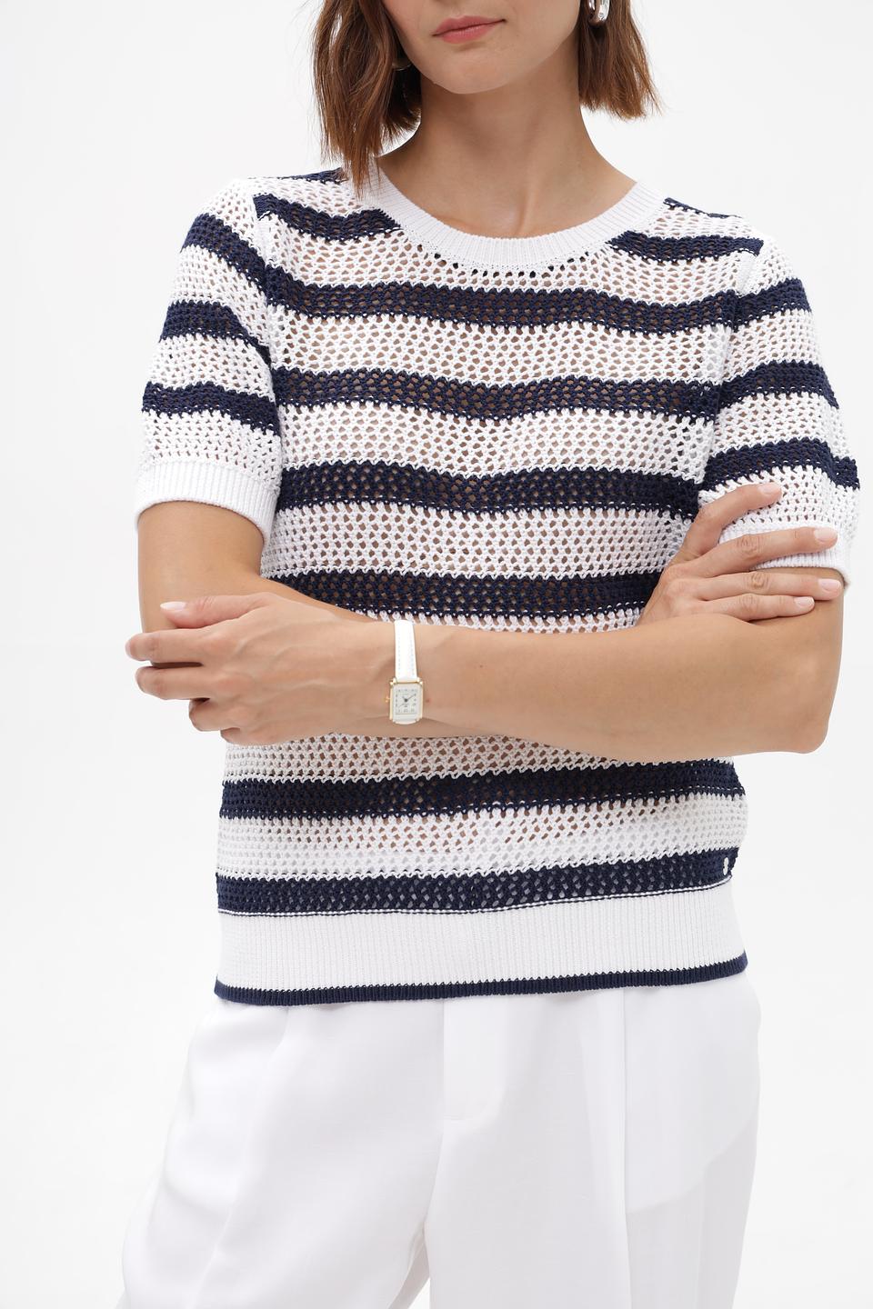 Пуловер Monari в полоску