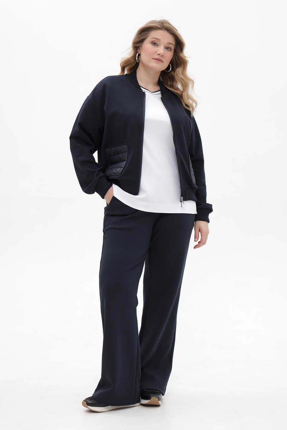 Брюки Margittes клёш темно-синие