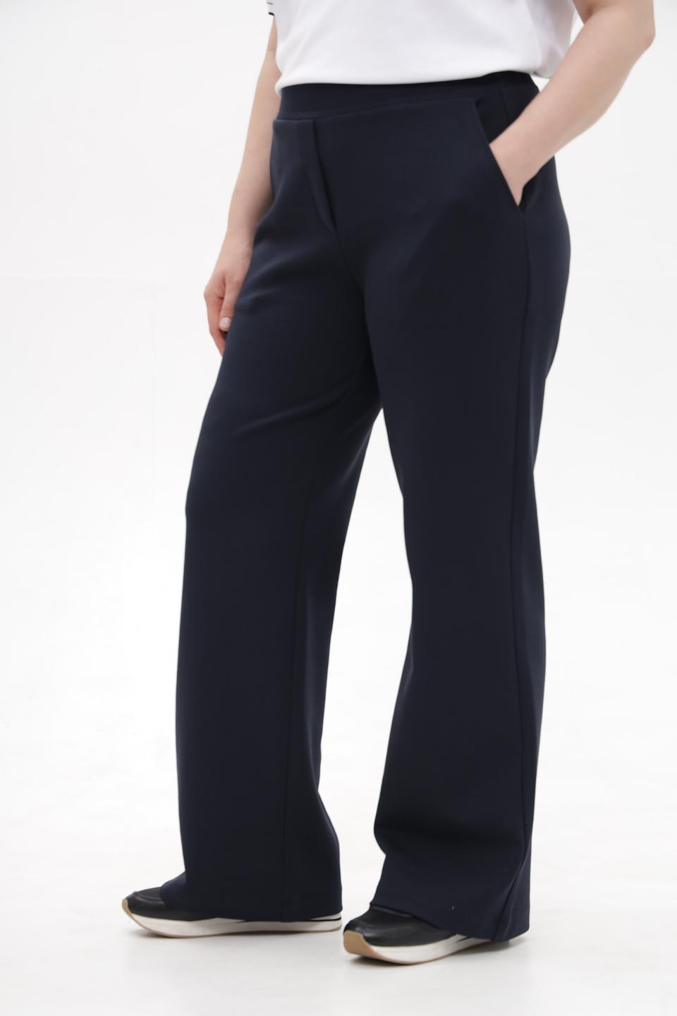 Брюки Margittes клёш темно-синие
