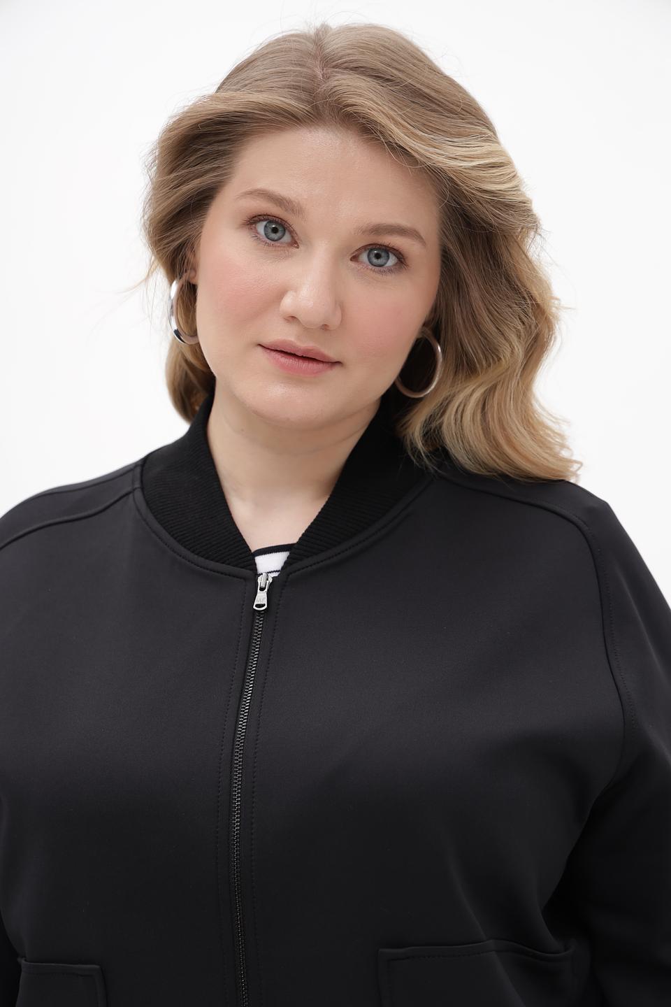 Бомбер Margittes черный