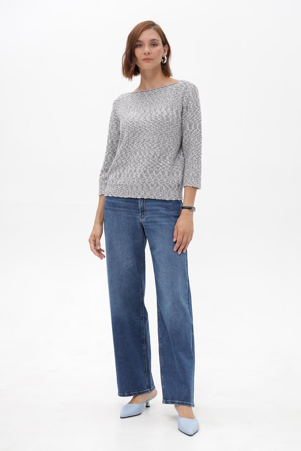 Пуловер Betty and Co с меланжем