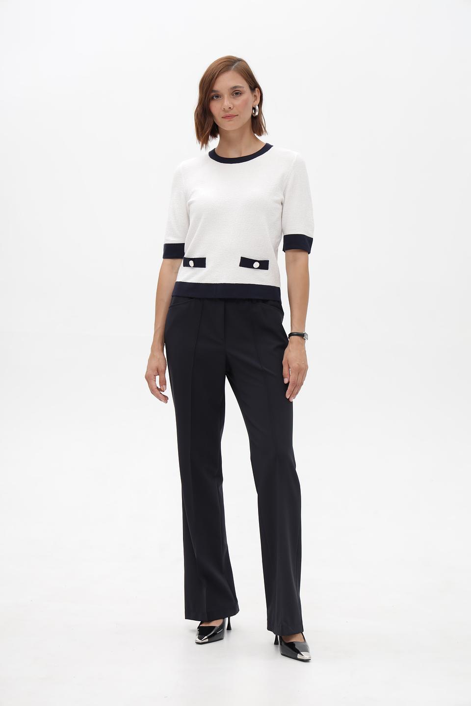 Пуловер Betty and Co с отделкой