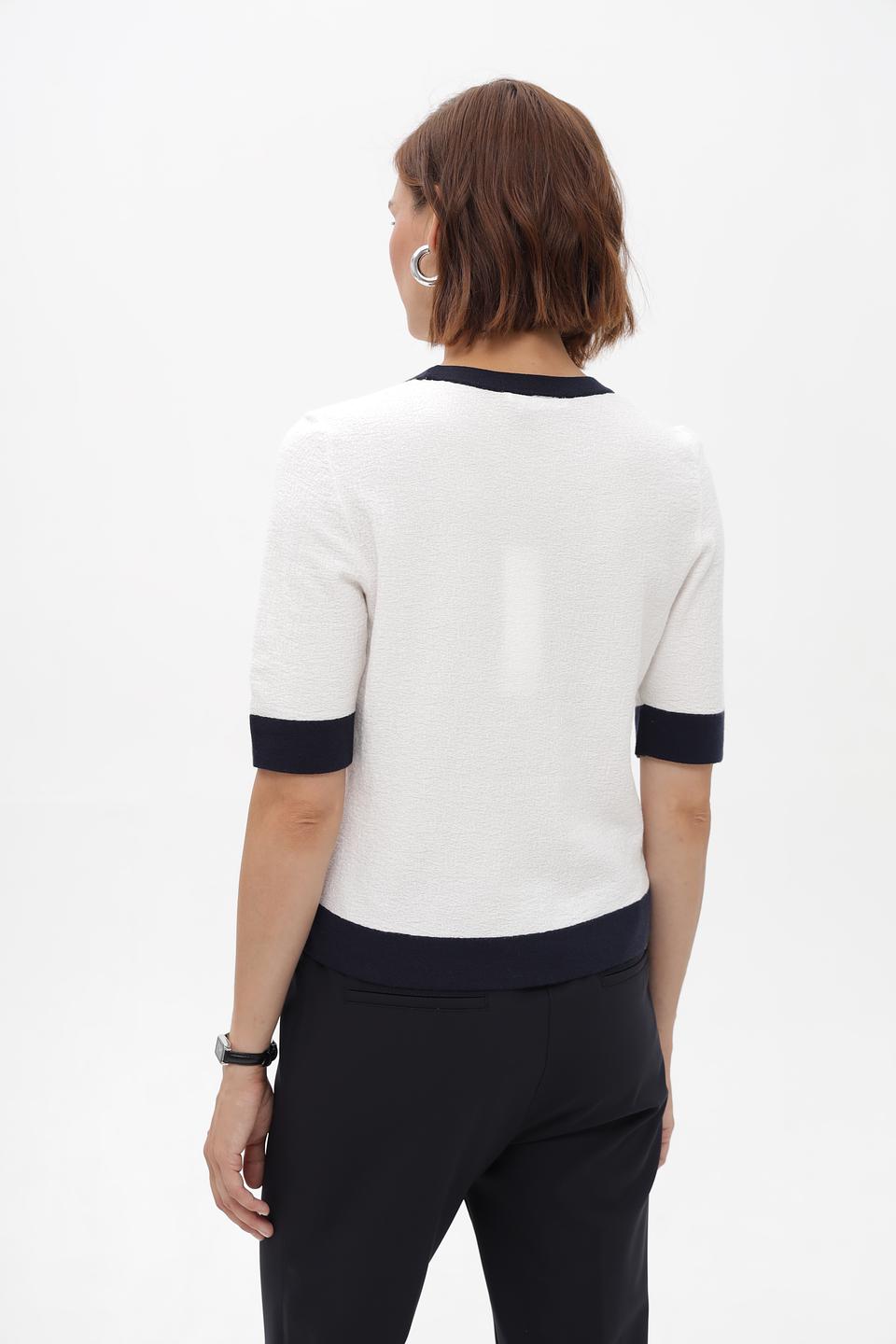 Пуловер Betty and Co с отделкой