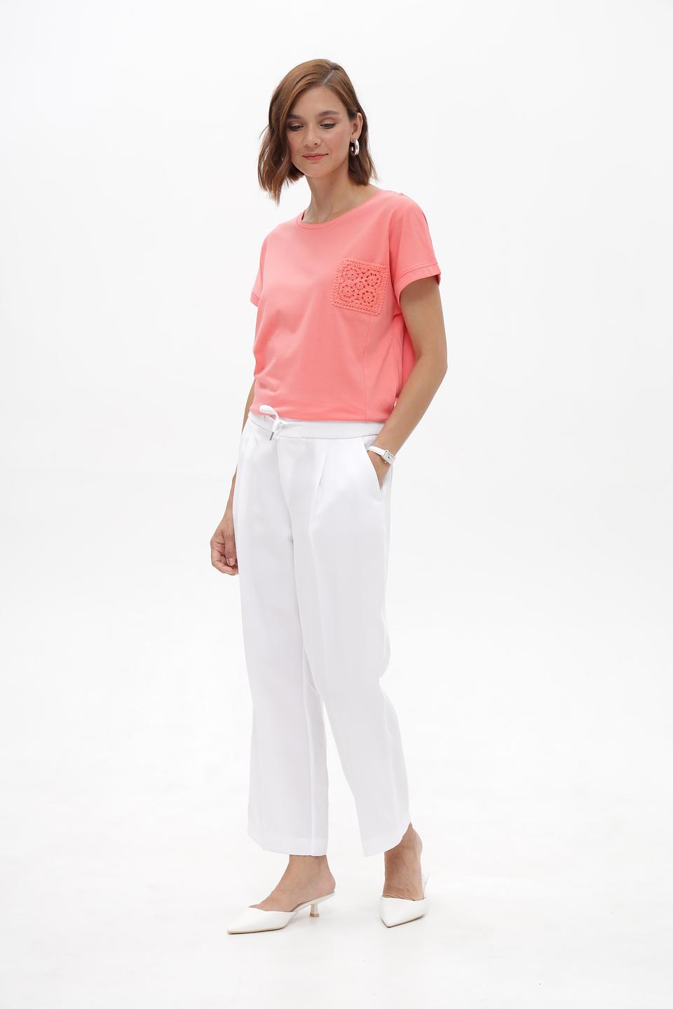 Футболка Monari с кружевом