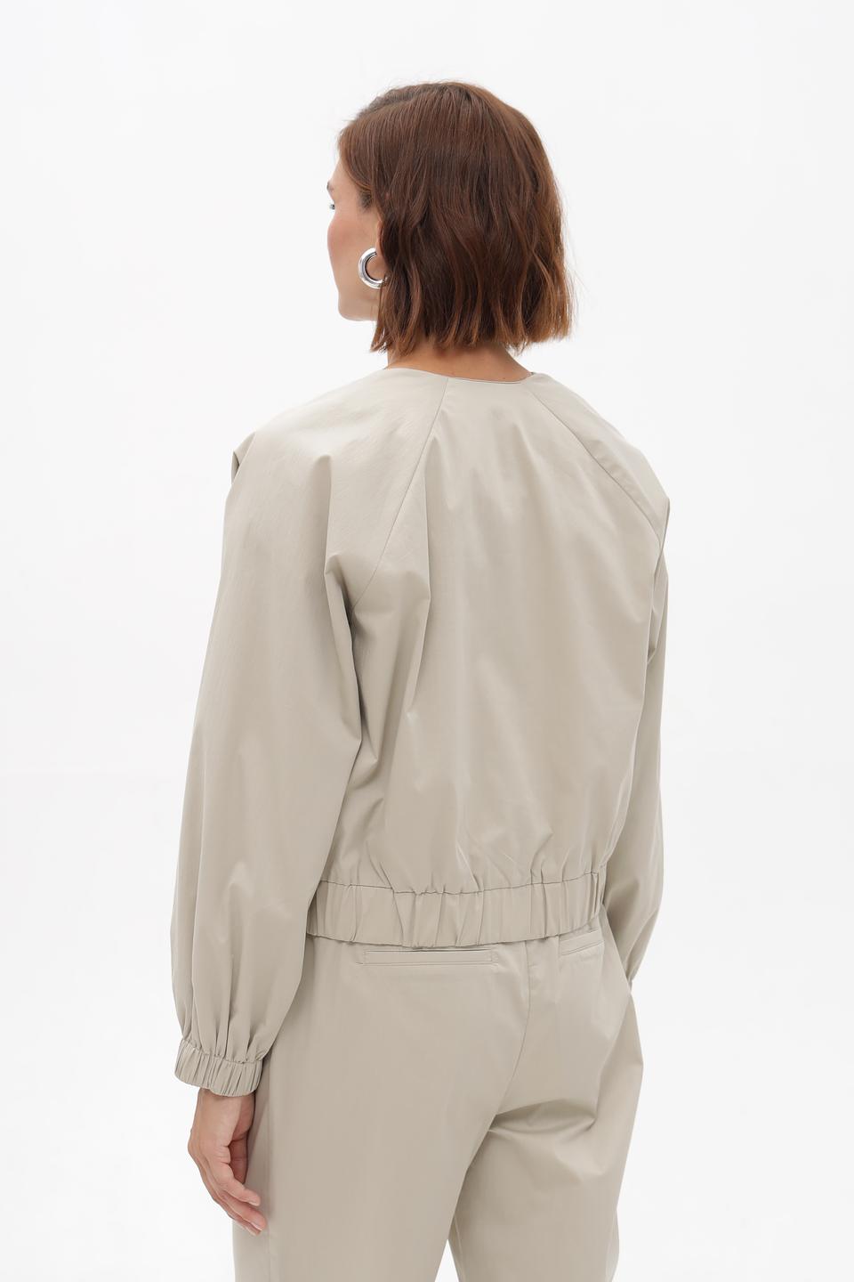 Жакет Monari бежевый с рукавами-фонариками