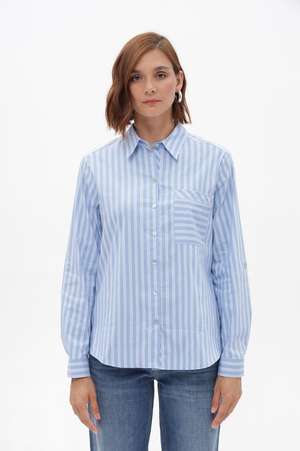 Блузка Bianca в полоску