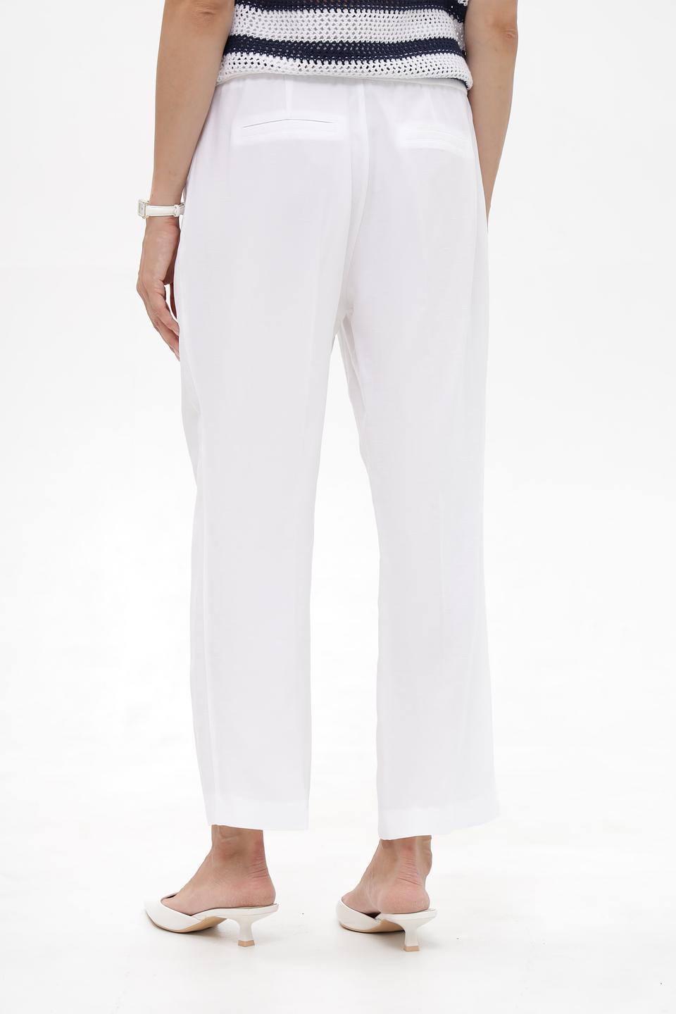 Брюки Monari белые с завязками