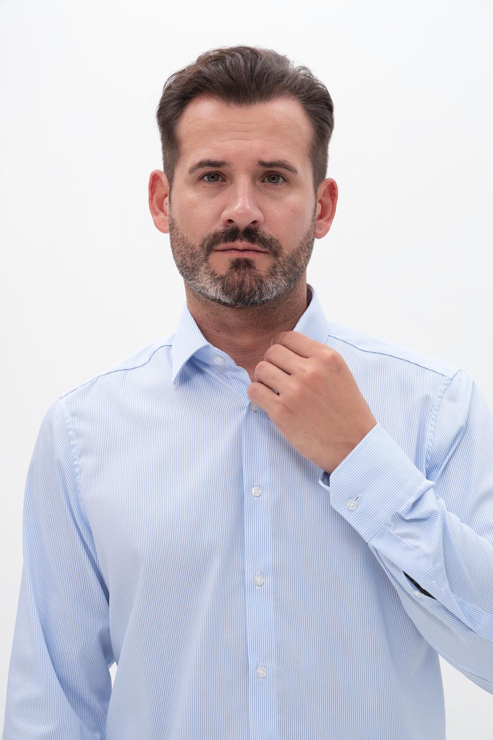 Рубашка Venti men голубая