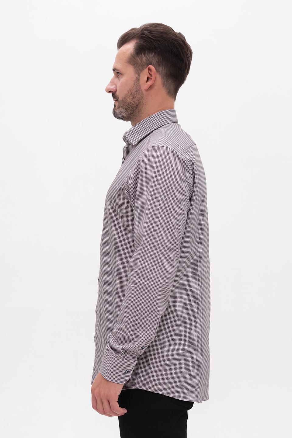 Рубашка Venti в клетку серая