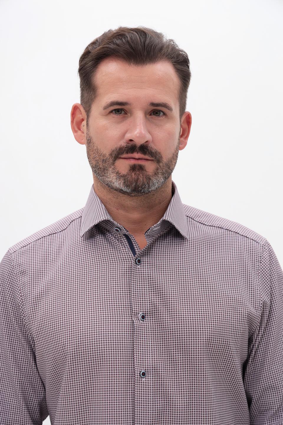 Рубашка Venti в клетку серая