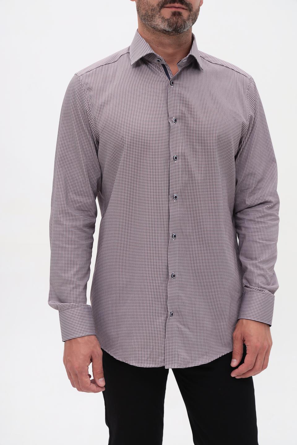 Рубашка Venti в клетку серая