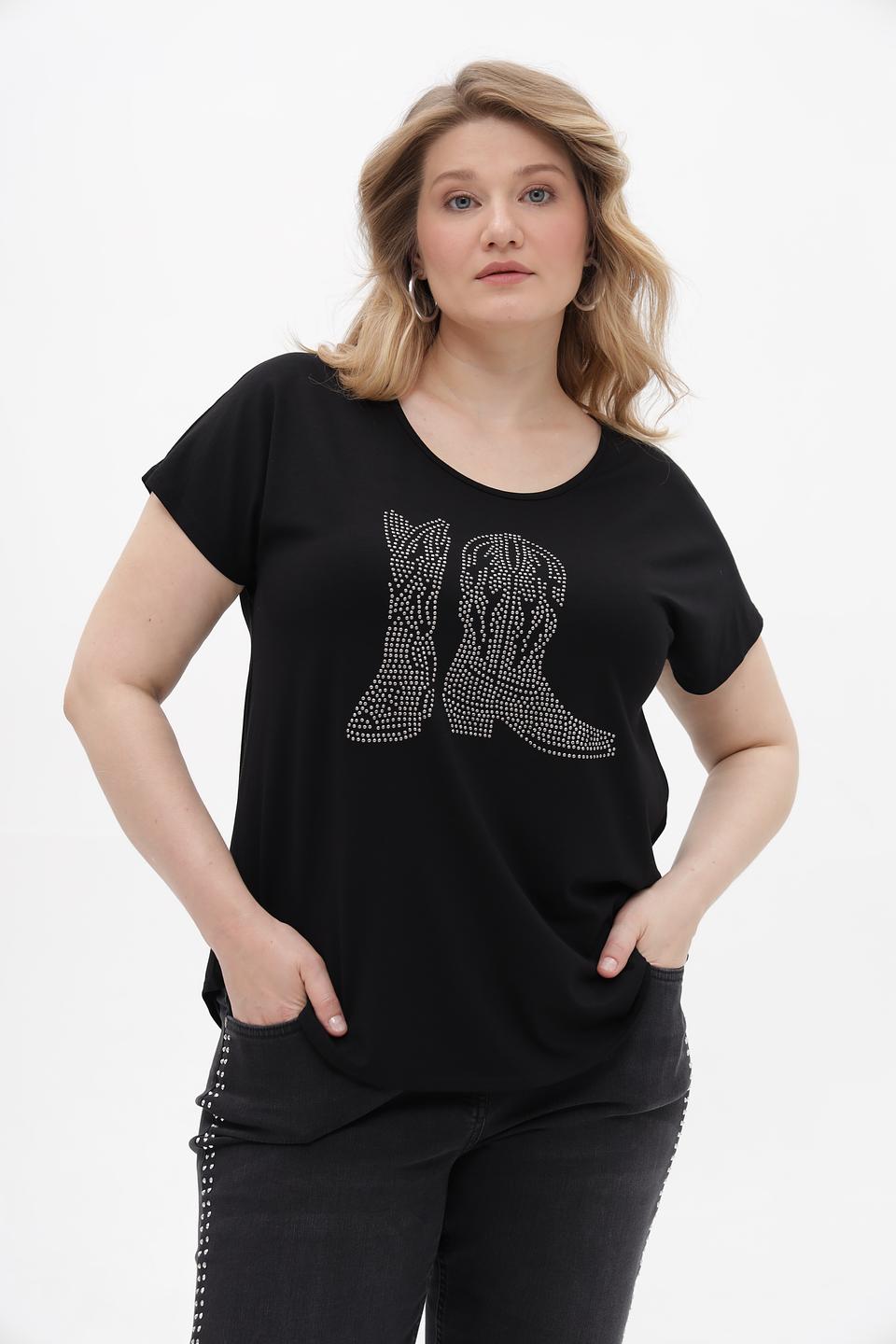 Футболка Doris Streich с ковбойскими сапогами