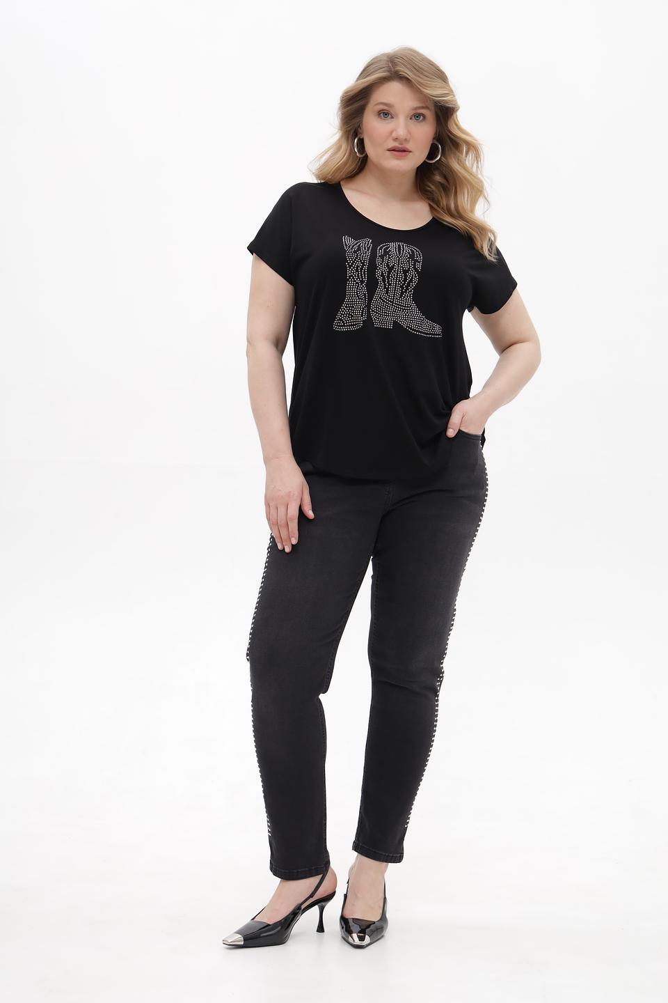 Футболка Doris Streich с ковбойскими сапогами