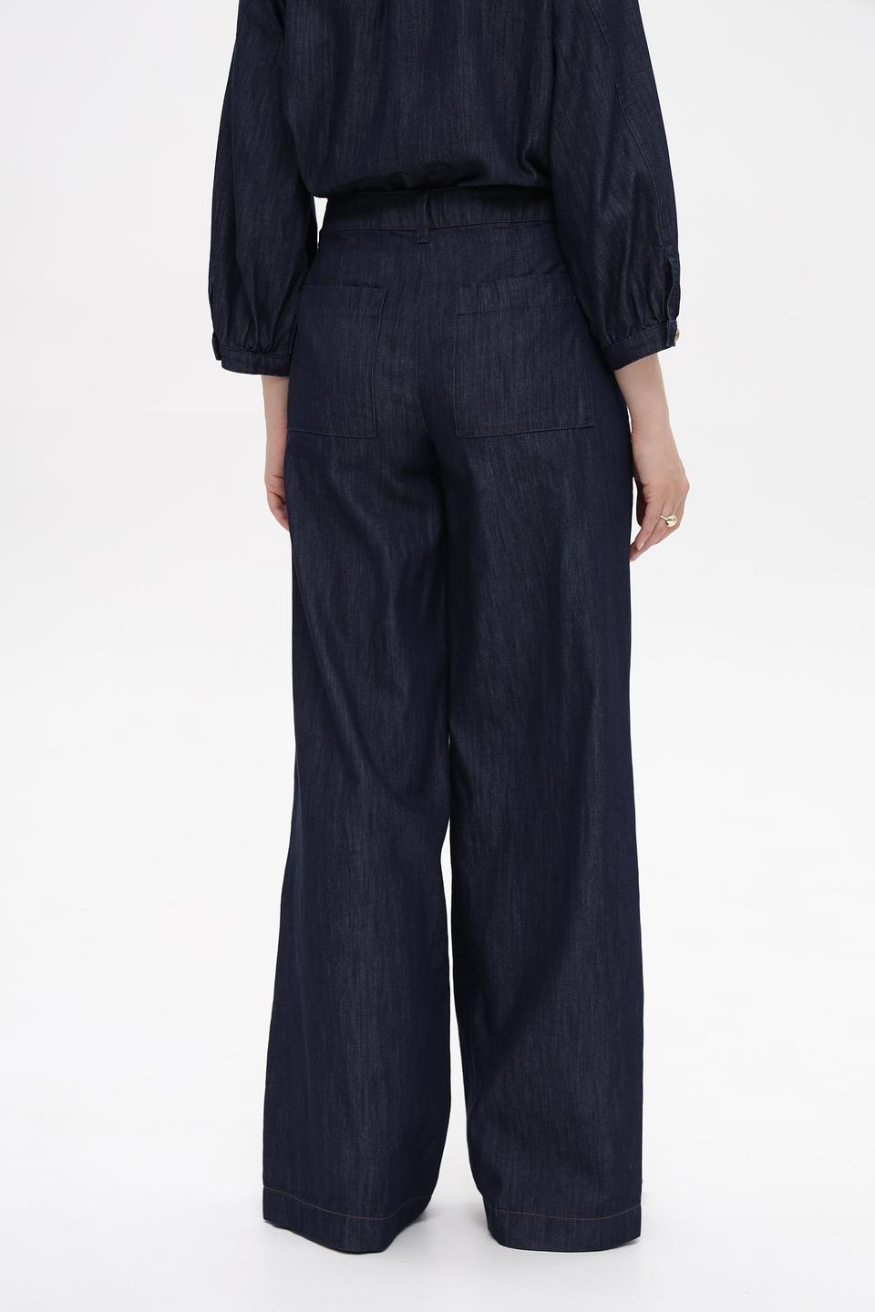 Брюки клёш Luisa Cerano тёмно-синие