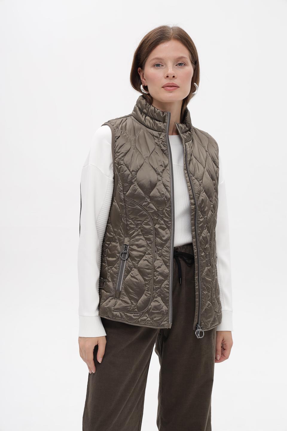 Жилет стеганый Betty Barclay хаки
