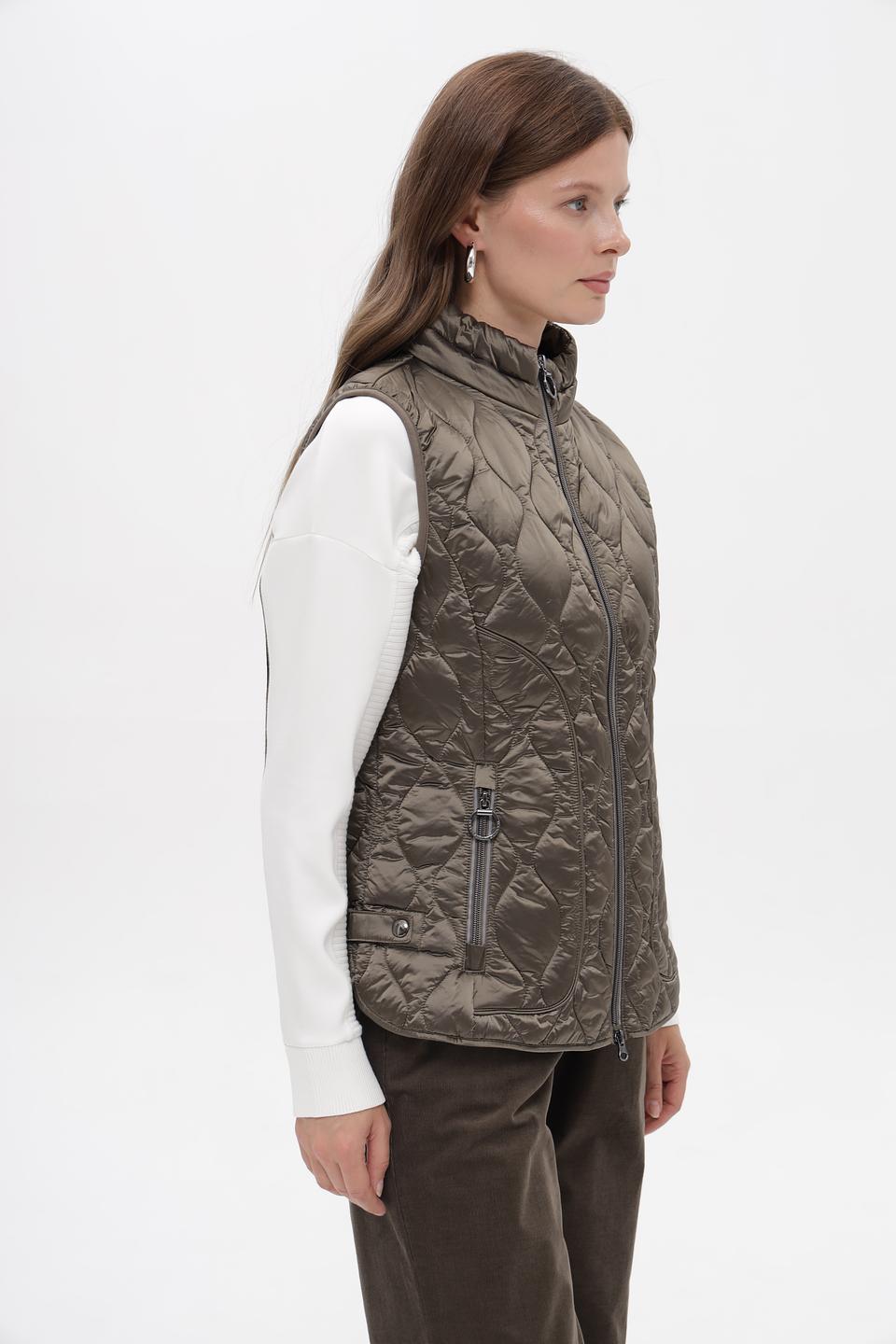 Жилет стеганый Betty Barclay хаки