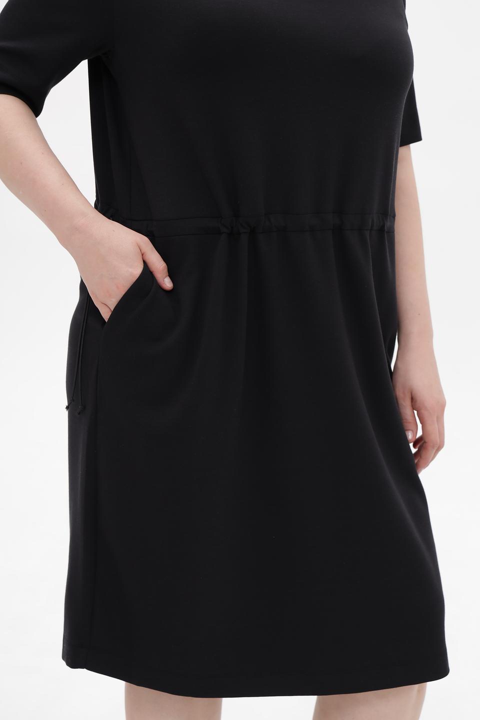 Платье Margittes чёрное с карманами
