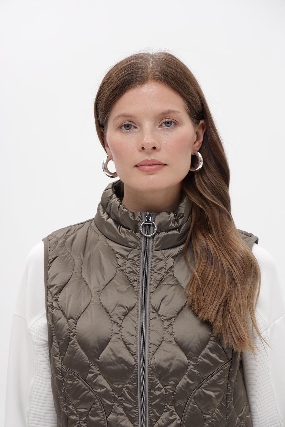 Жилет стеганый Betty Barclay хаки