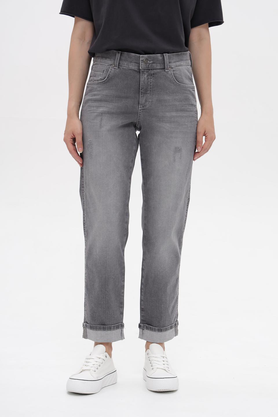 Джинсы Angels серые с потертостями