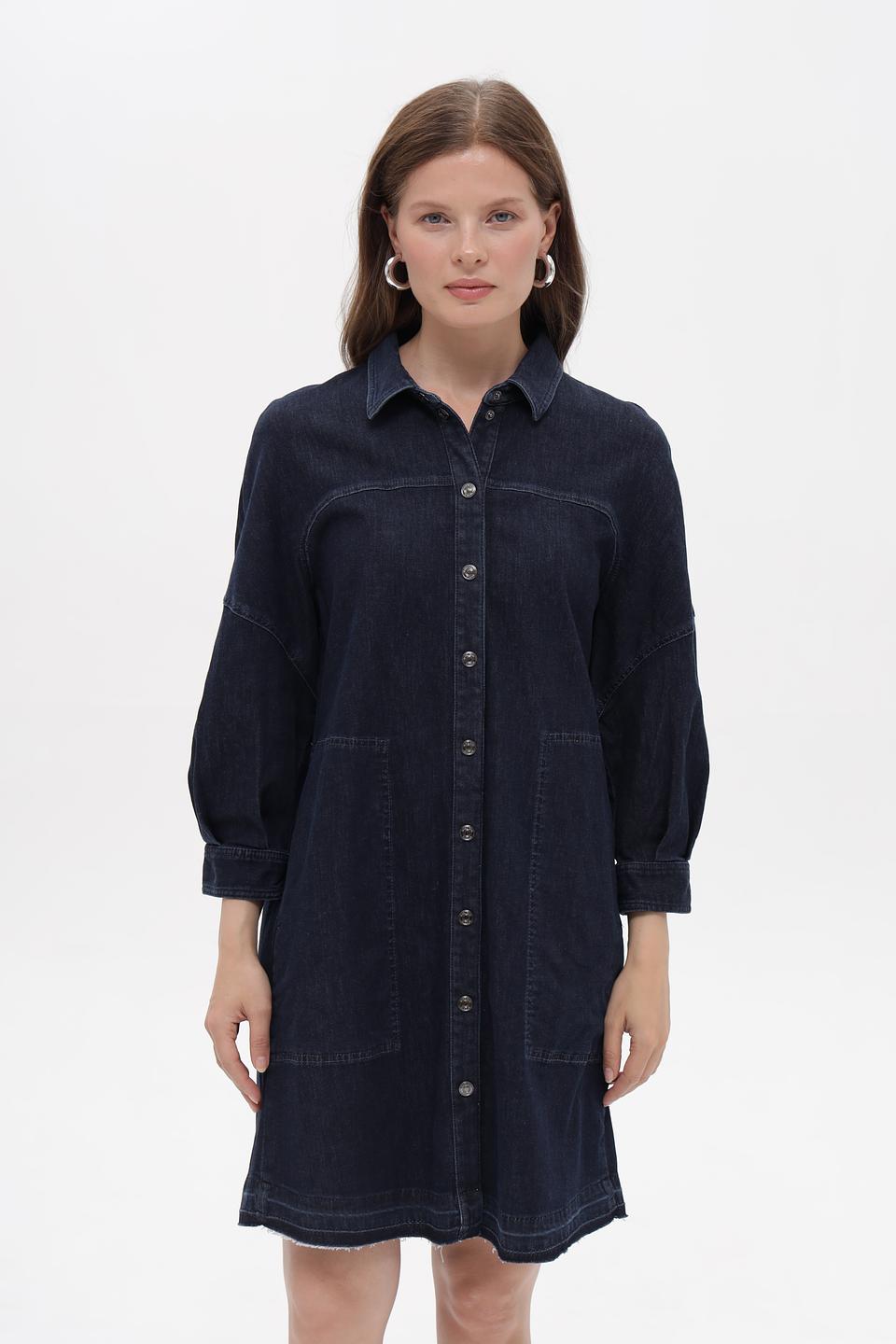 Платье-рубашка джинсовое Marc Cain