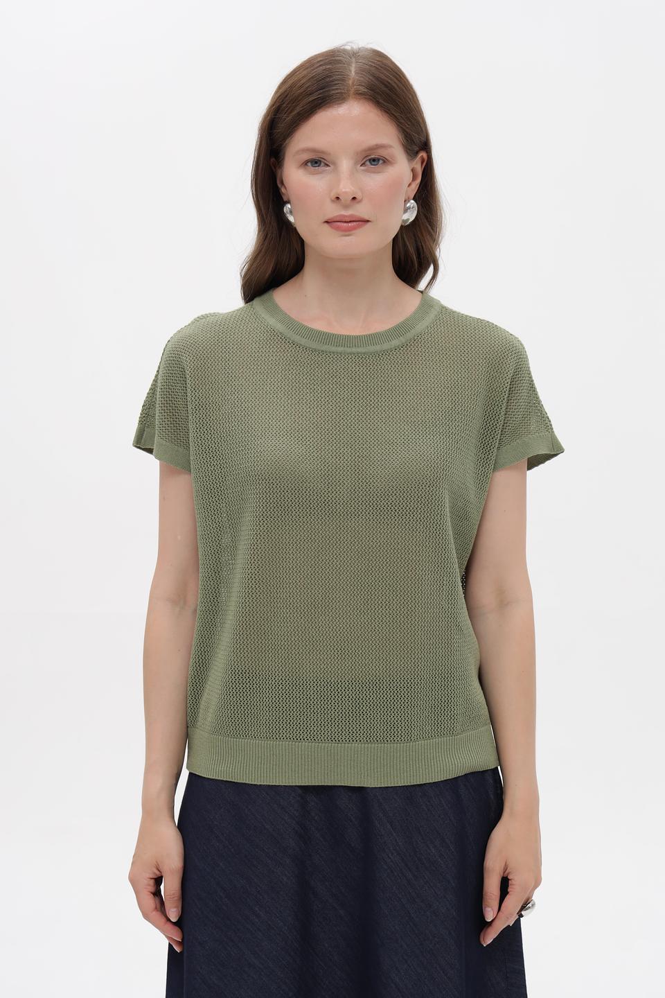 Пуловер Betty Barclay оливковый