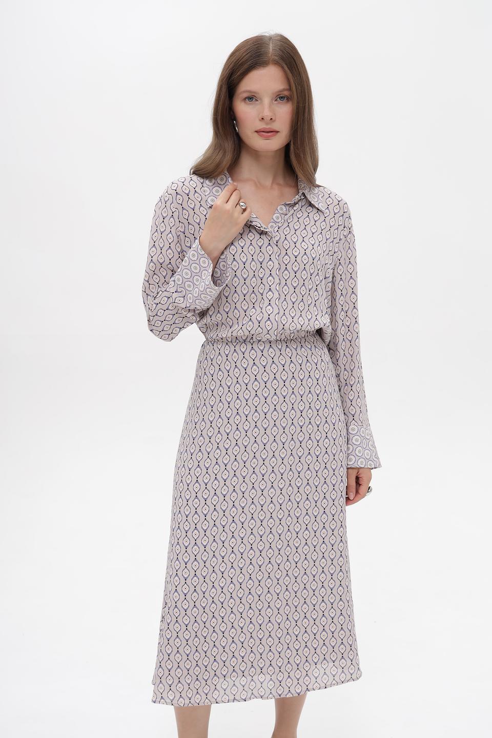 Платье Marc Cain с геометрическим принтом