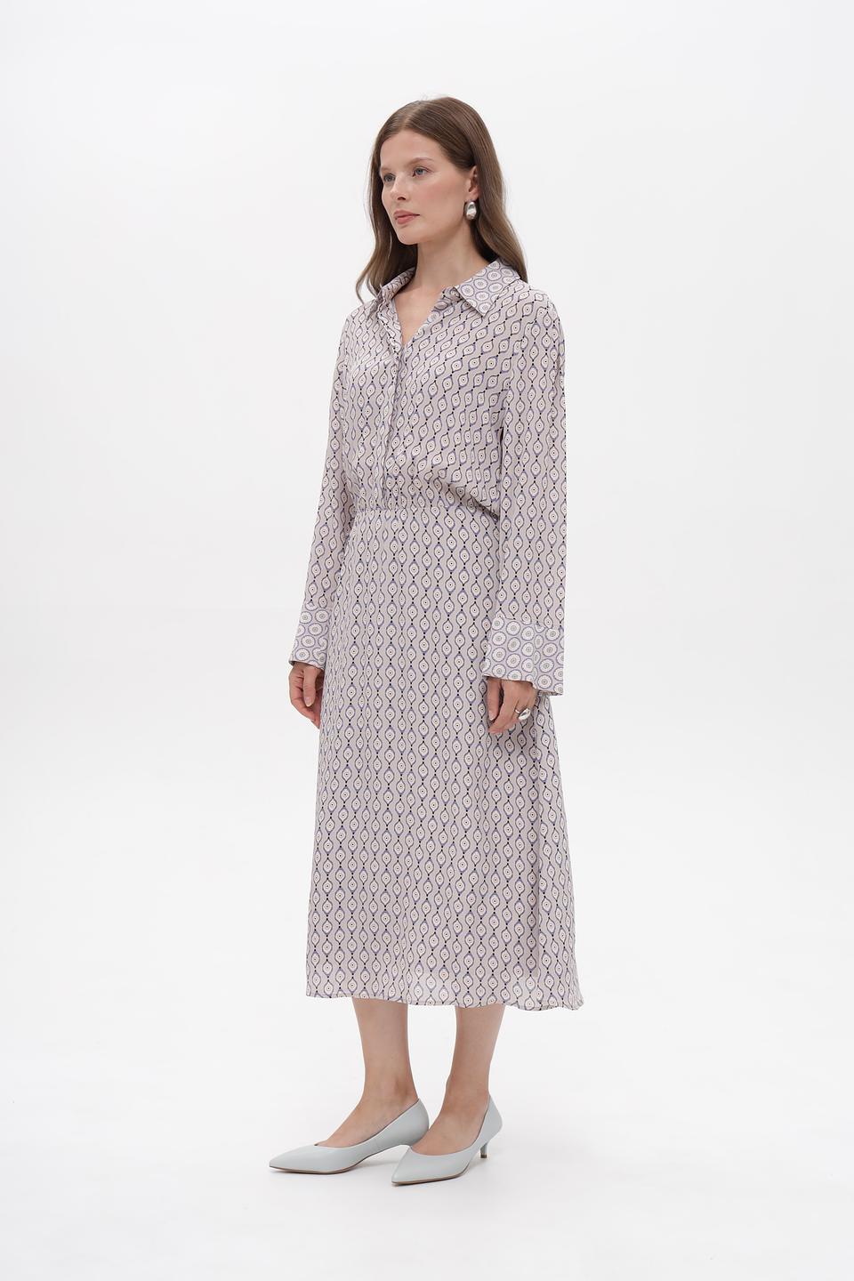 Платье Marc Cain с геометрическим принтом