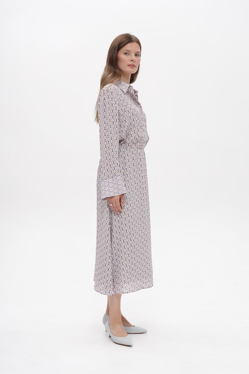 Платье Marc Cain с геометрическим принтом