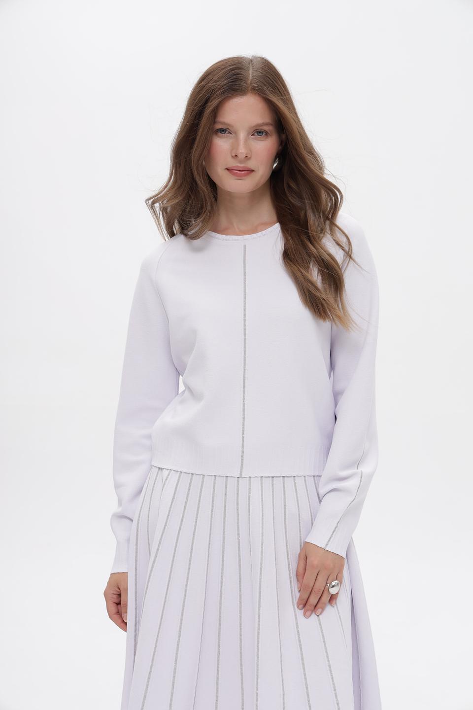 Пуловер Marc Cain светло-лиловый